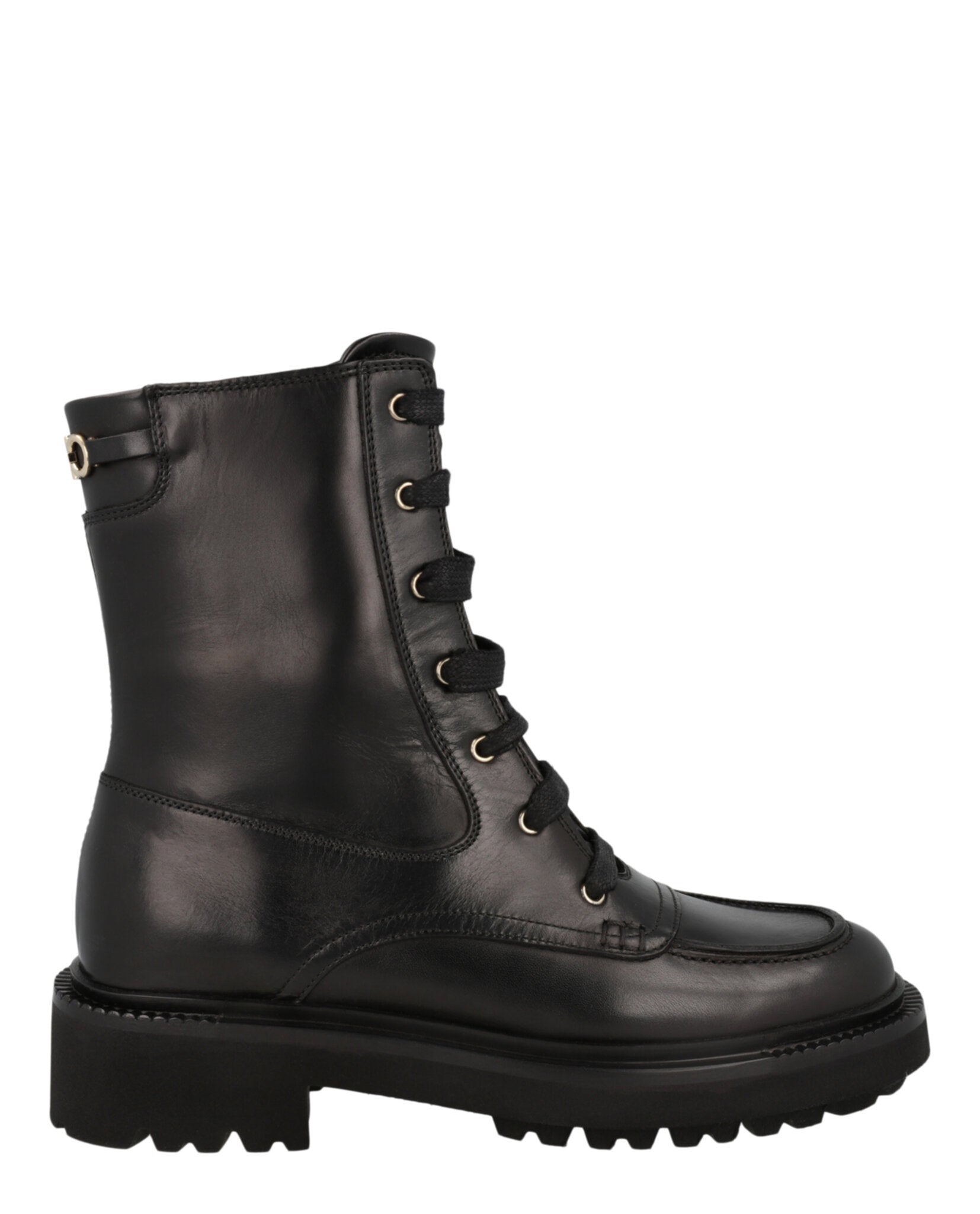 Ferragamo Womens Leather Combat Boots – Bluefly