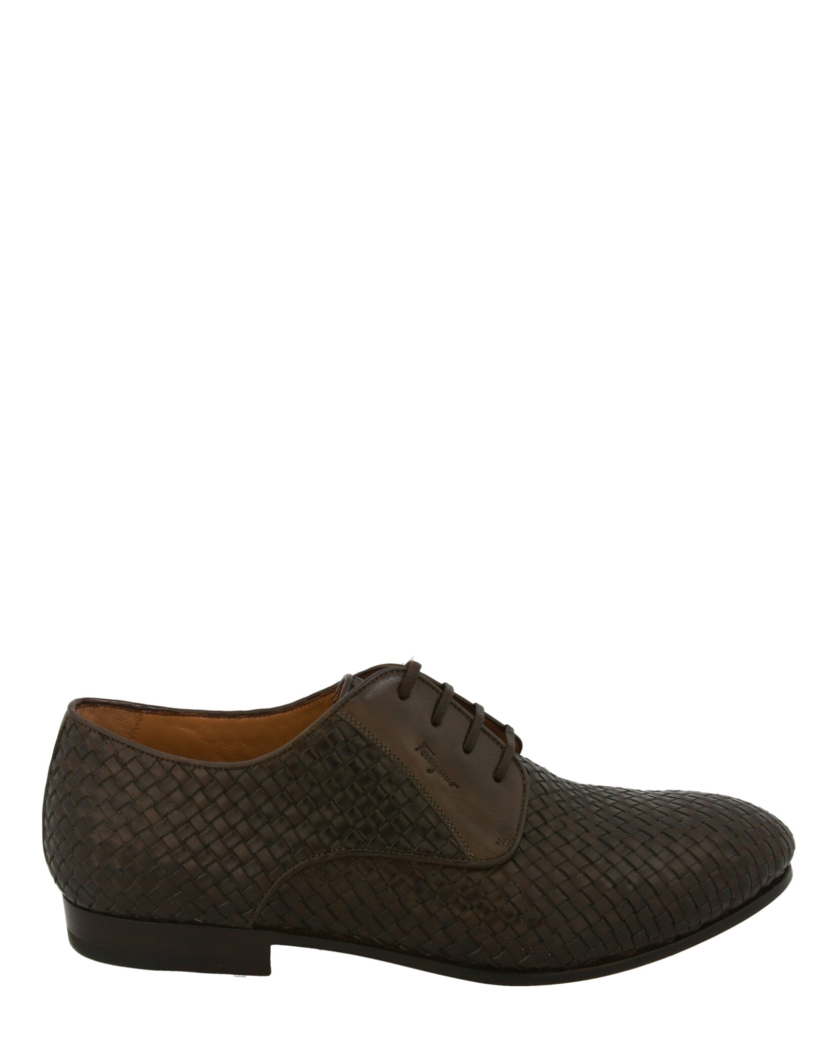 Ferragamo Mens Cooper Woven Leather Dress Shoes Ferragamo Mens Cooper Woven Leather Dress Shoes