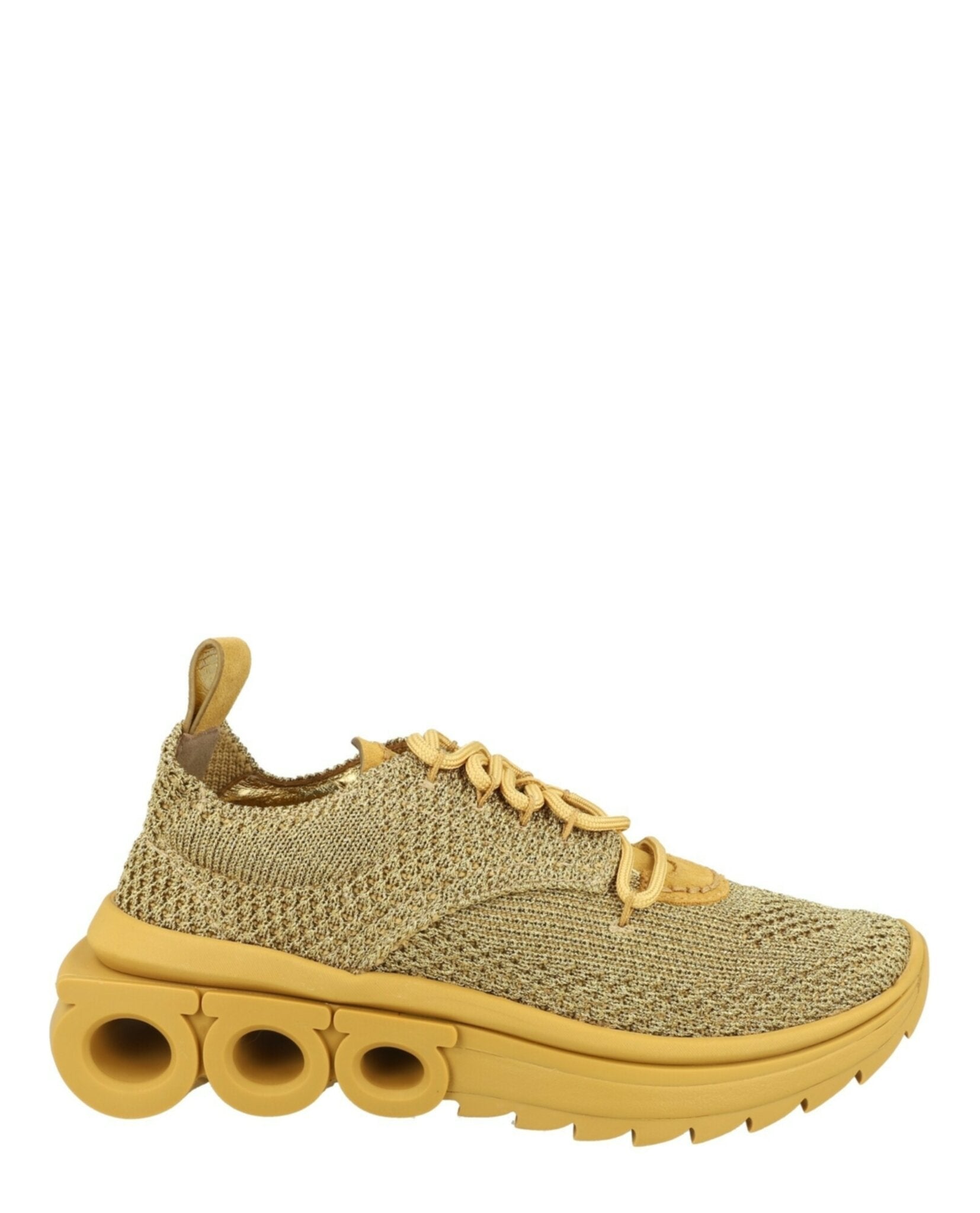 Ferragamo Womens Nima Knit Low-Top Sneakers – Bluefly