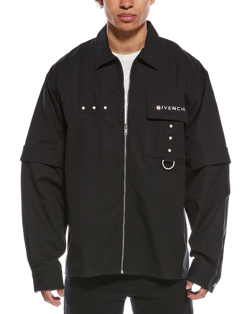 Givenchy Signature Zip Overshirt – Bluefly