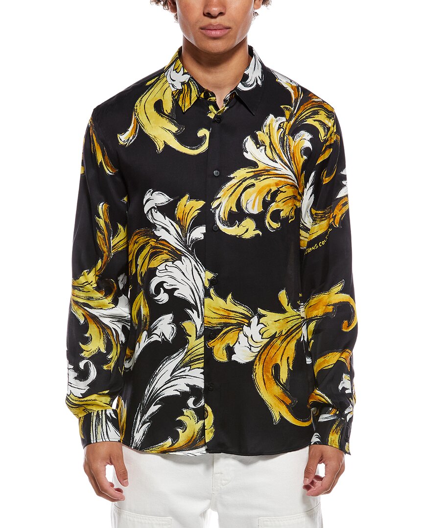versace jeans couture dress shirt Men's Barocco Print Regular Fit Twill - Black - Size 54 IT / XXL Machine wash Maxi Dress Ted Baker Dress length:130 cm/ 51 inches WKO6009_COCOA PIGMENT_1-ECOMMERCE-Available