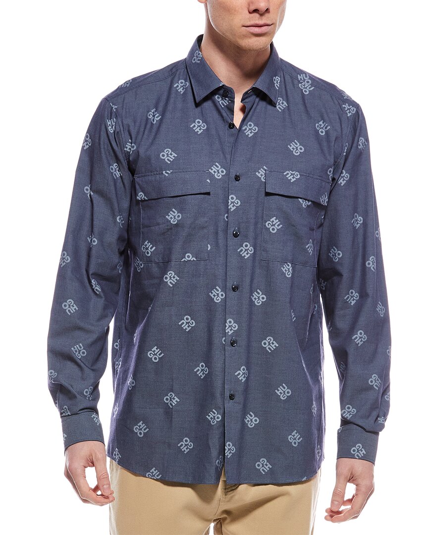 Boss Men's Fantasy shirt - Blue
