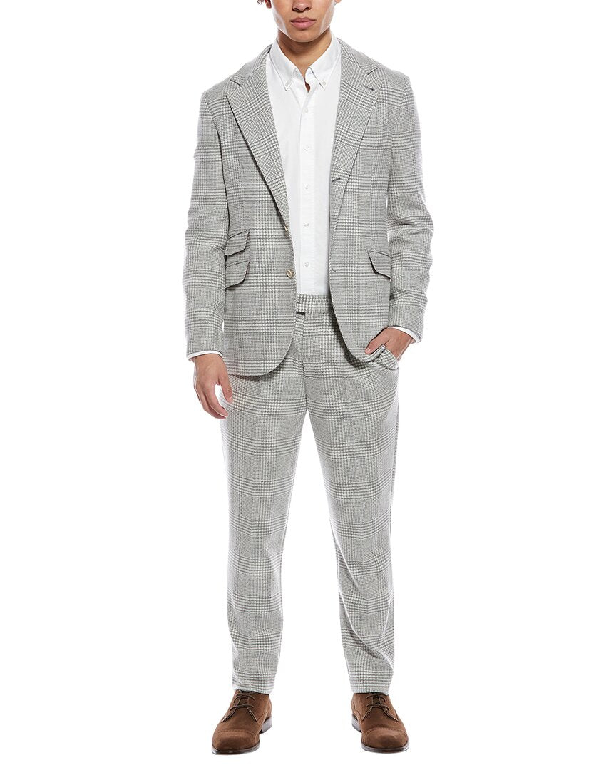 スーツ BRUNELLO CUCIBELLI 50 Brunello Cucinelli Wool-Blend Suit – Bluefly