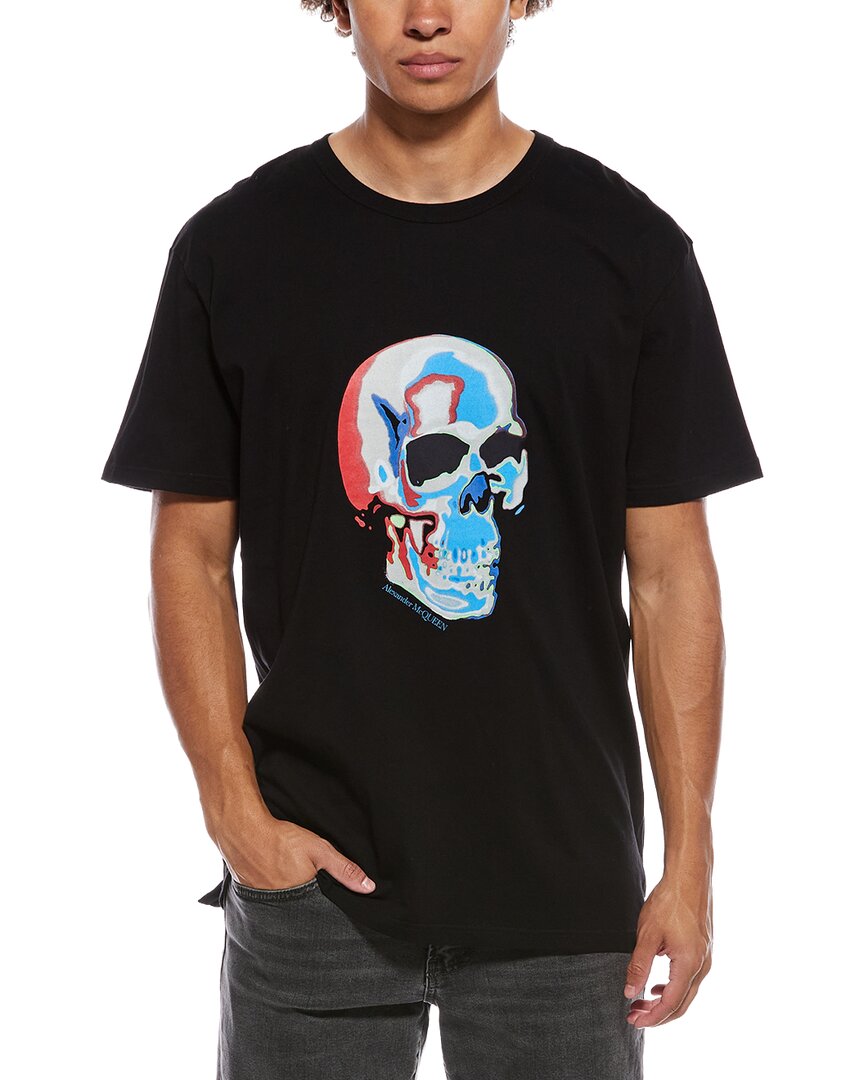 Alexander Mcqueen Solarized Skull T-Shirt – Bluefly