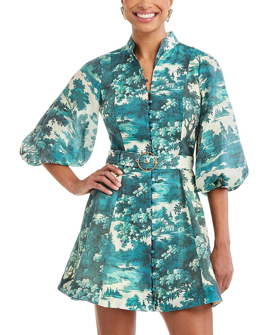 Mestiza New York Valencia Linen-Blend Mini Dress