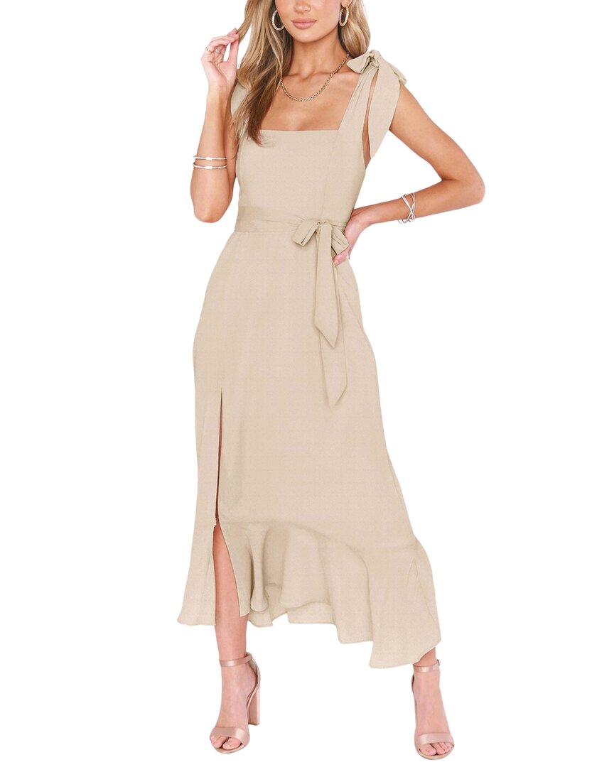 silvia rufino maxi dress Silvia Rufino Dress, Beige / 2
