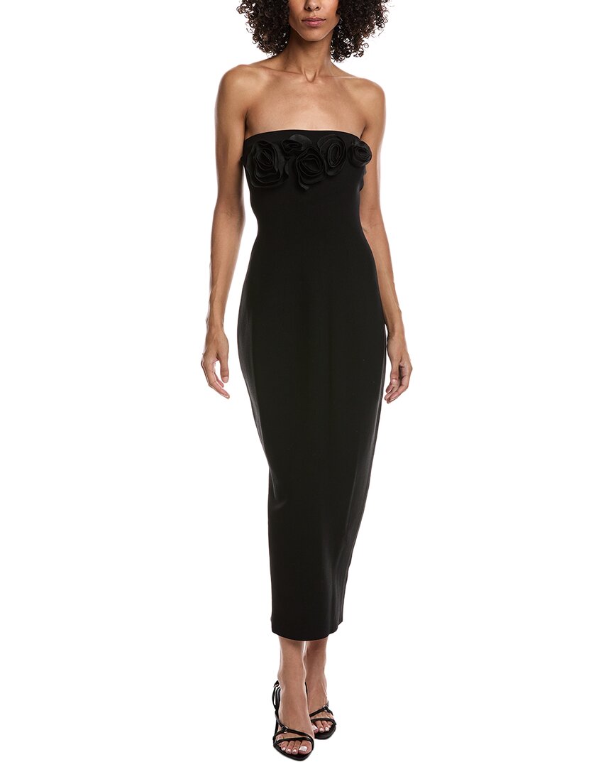 Lela Rose Bubble Midi Dress, Black / Regular 0 (XS)