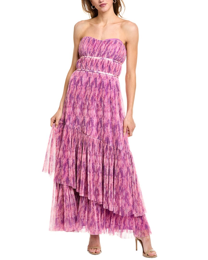Hutch Women's Renza Strapless Tulle Gown - Purple Vintage