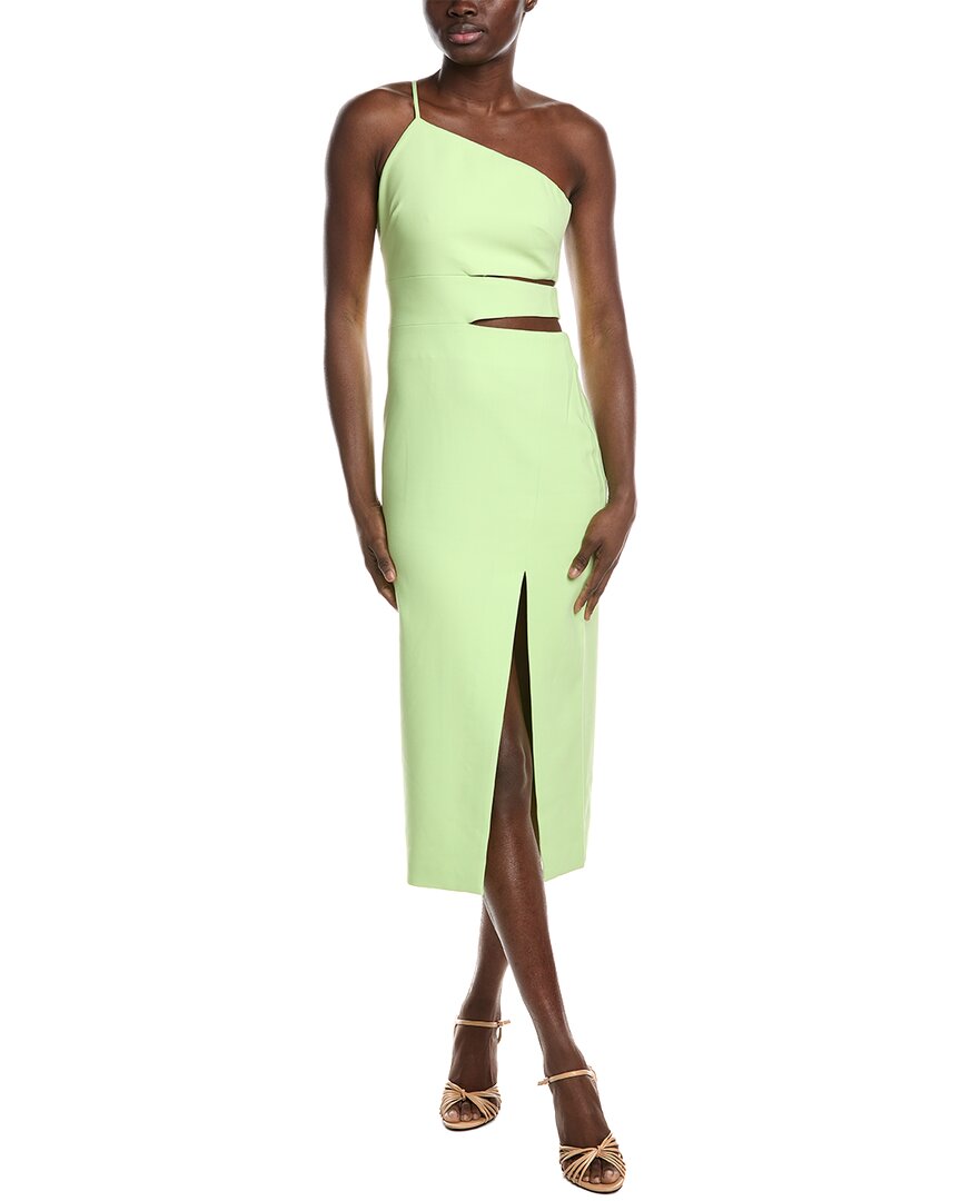 likely green dress Women's Weekend Ready Deep V-Neck Mini Dress in Hunter Green main image 0