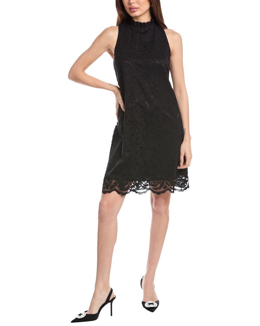 blue dress for baby girl Anne Klein Allover Lace Shift Dress, Black / 0