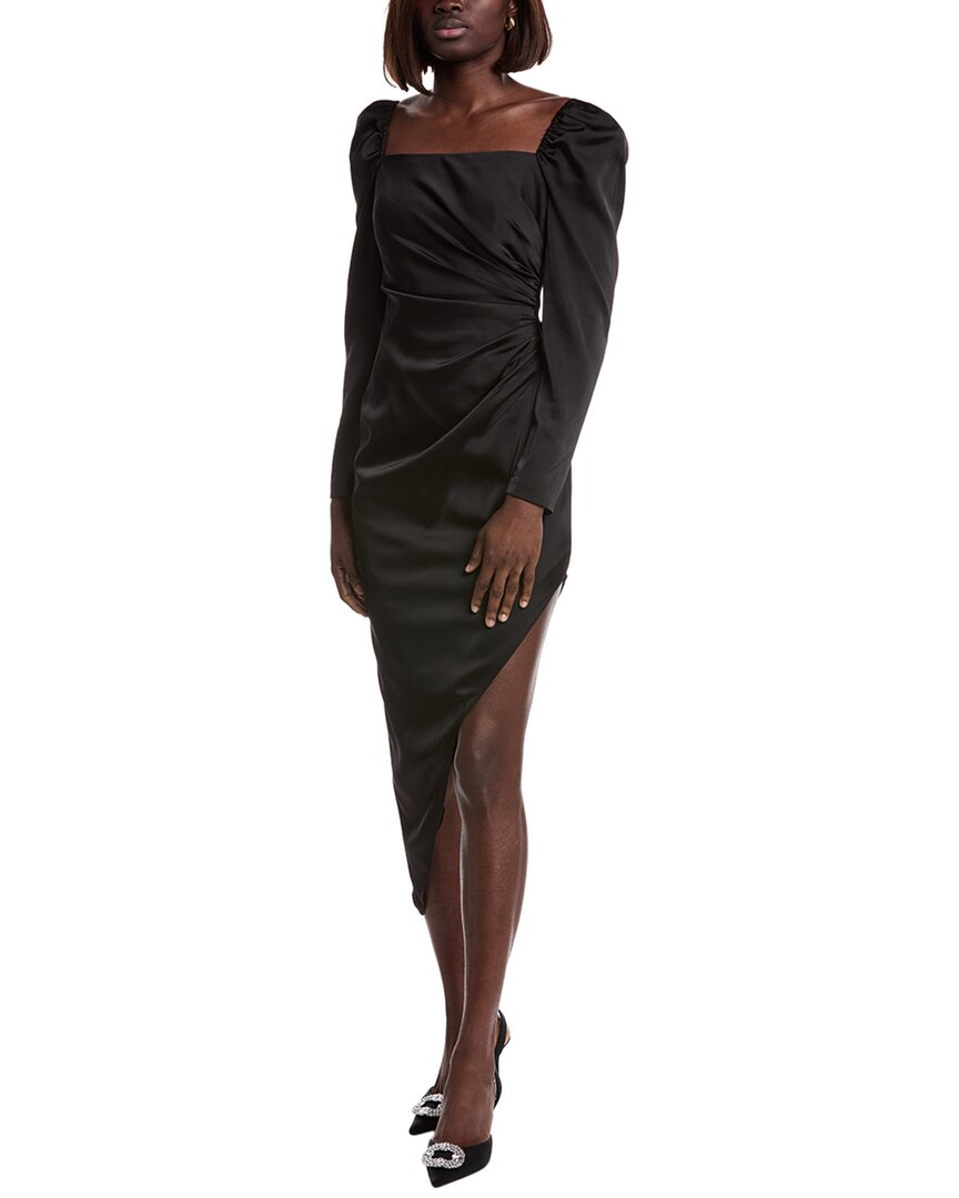liv foster cocktail dress Liv Foster Ruched One-Shoulder Satin Mini Dress
