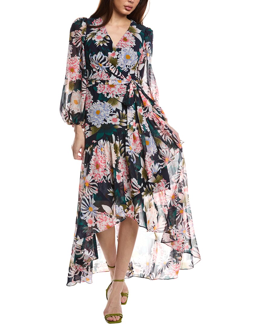 Eliza J Tiered Maxi Dress, Black / 2