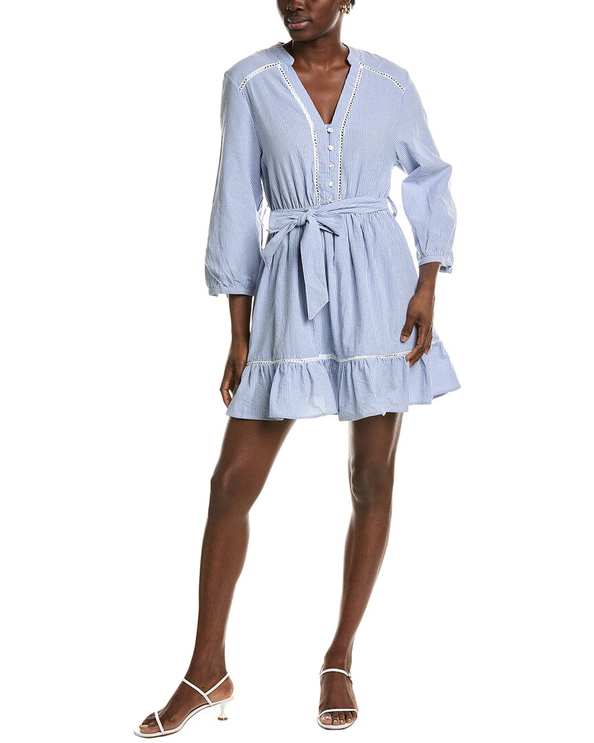Ipponelli Seersucker Mini Dress Bluefly Ipponelli Seersucker Mini Dress Bluefly