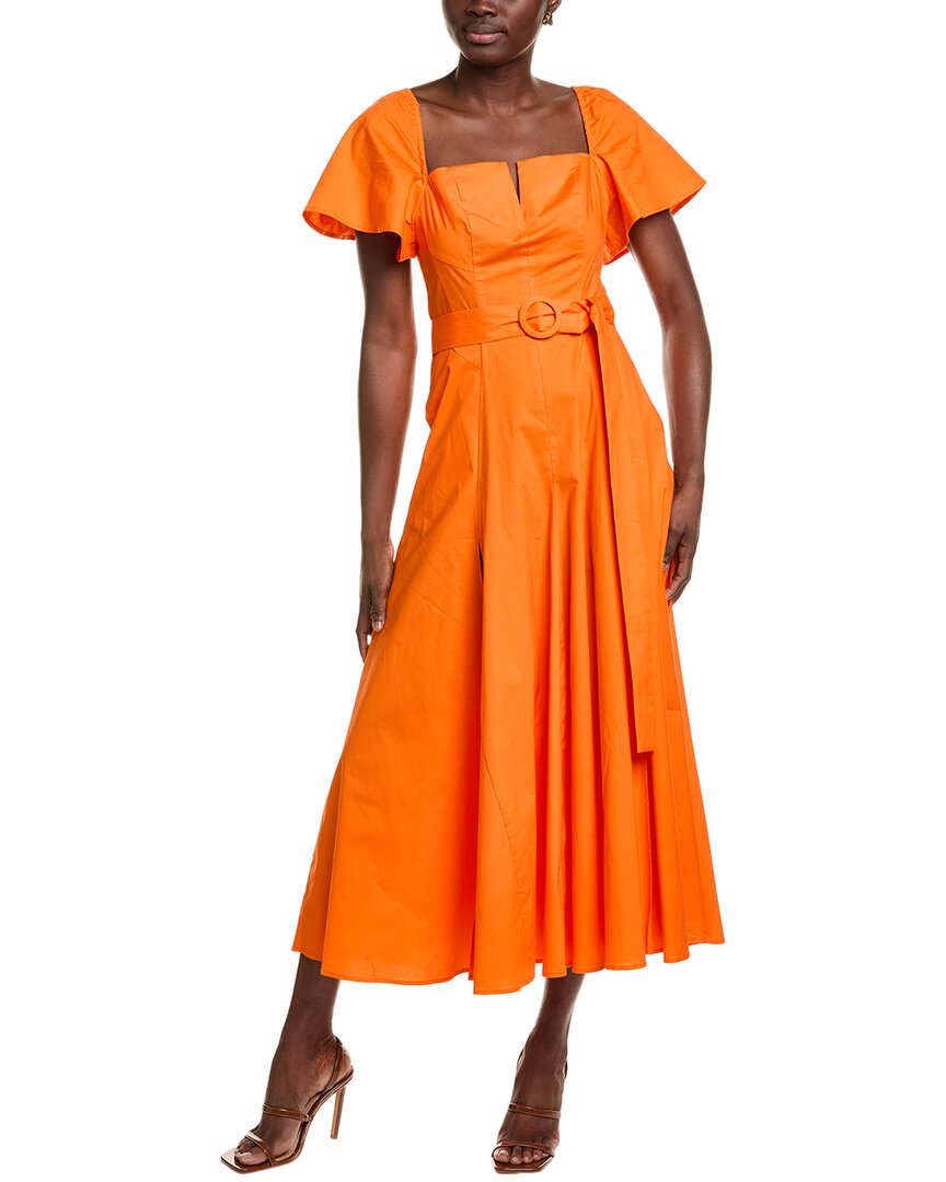 bgl midi dress Bgl Midi Dress, 8 / Orange