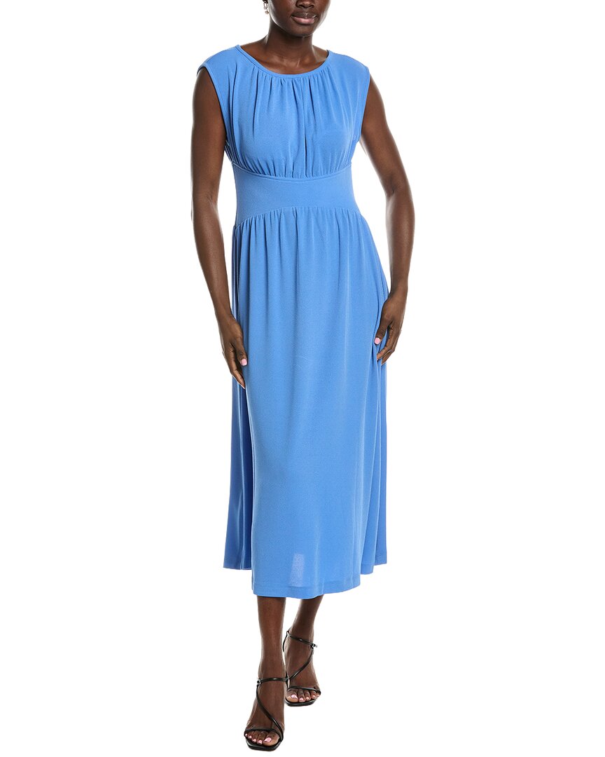 Anne Klein Pebble Jersey Shirred Midi Dress – Bluefly
