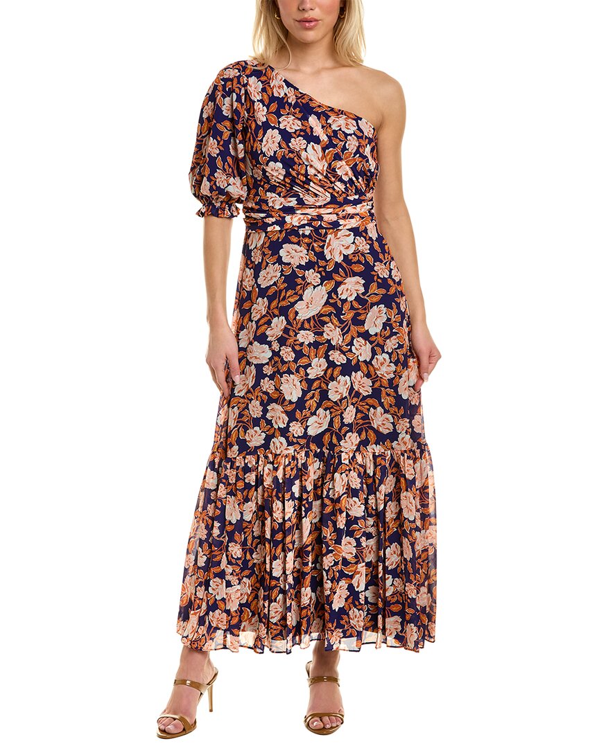 claudia midi dress Amur Claudia Midi Dress, Blue / 4