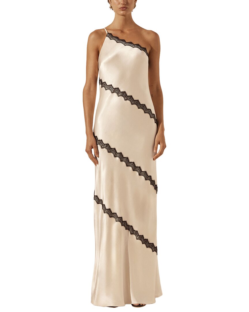 Shona Joy Camille Lace Asymmetrical Maxi Dress – Bluefly