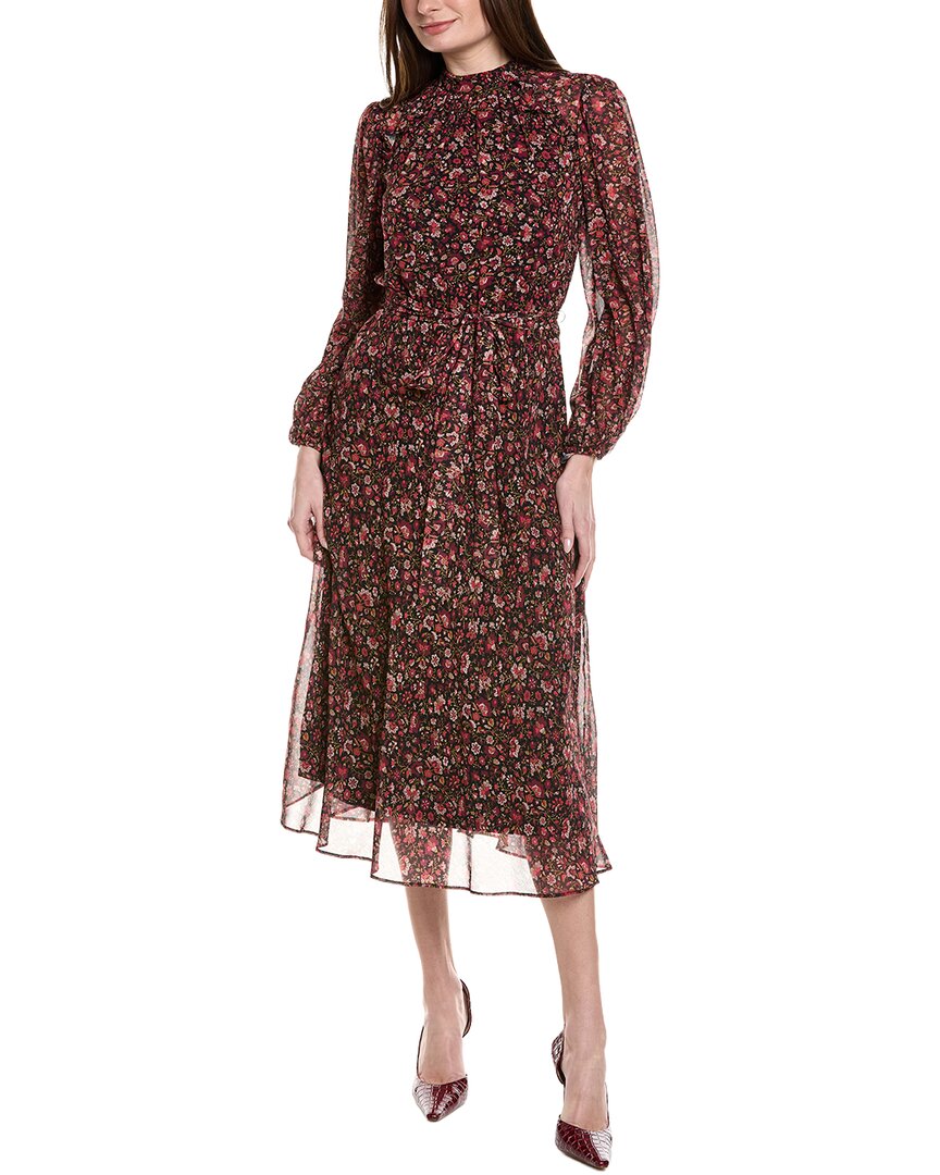 Adrianna Papell Ditsy Floral Chiffon Midi Dress – Bluefly