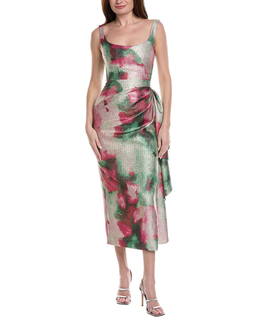 Lela Rose Scoop Neck Florence Sheath Dress, Multi / Regular 00 (XXS)
