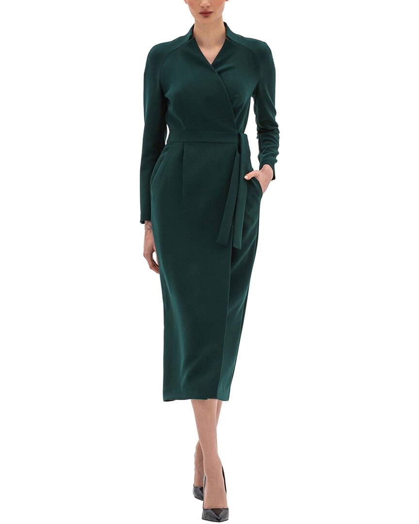 bgl midi dress Wool-Blend - Green dev-position-sale-dresses:number:5 This is niche but blend midi dress is Style:SCH2402