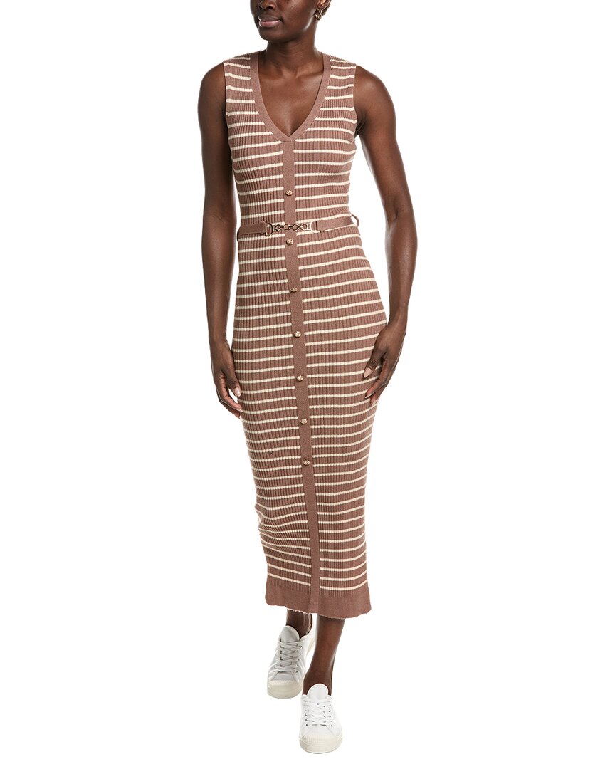 Marion V-Neck Stripe Bodycon Dress – Bluefly