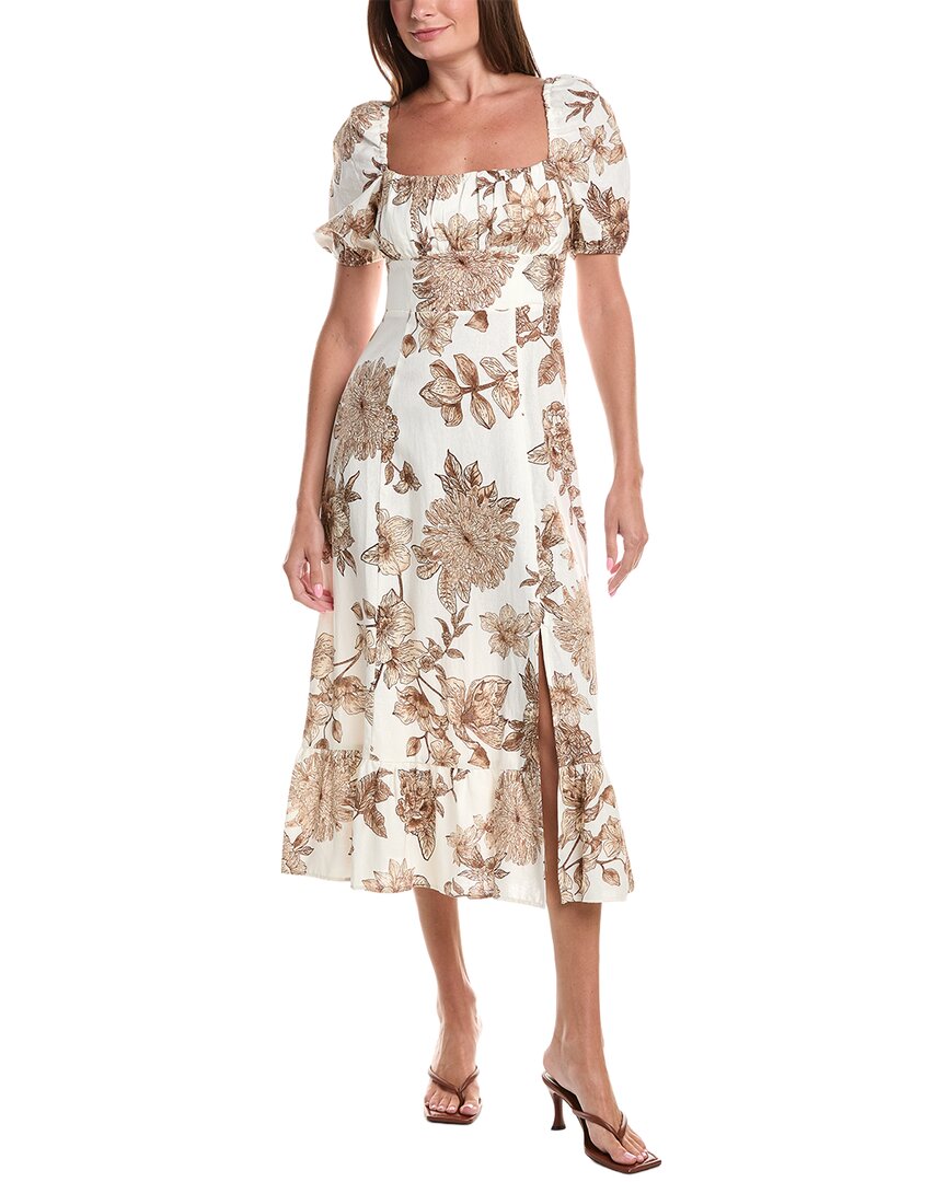london times midi dress White Halter Backless Lace sku_J12370-BROWN-FO SIZING 47 Color:White&Dark Green