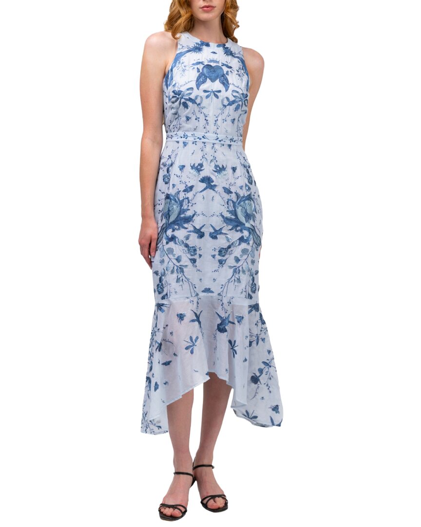 Marchesa Notte Threadwork Voile Handkerchief Dress Marchesa Notte Threadwork Voile Handkerchief Dress