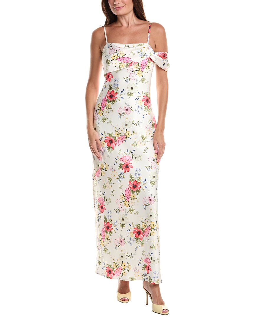 Avec Les Filles Asymmetrical Bias Maxi Dress – Bluefly