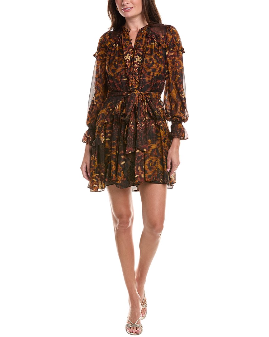 marchesa mini dress Notte Silk-Blend Hot Pink Dress Red Braves Tank making this season one Size:39 (4'6