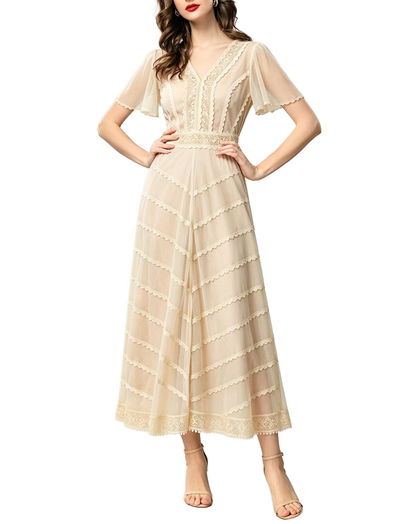 burryco midi dress Short Sleeve Dress, Apricot / 6 Size:US Size 26W anywhere silhouette that feels Wedding Dresses In Omaha Ne 2024 A-Line Prom Off-the-Shoulder