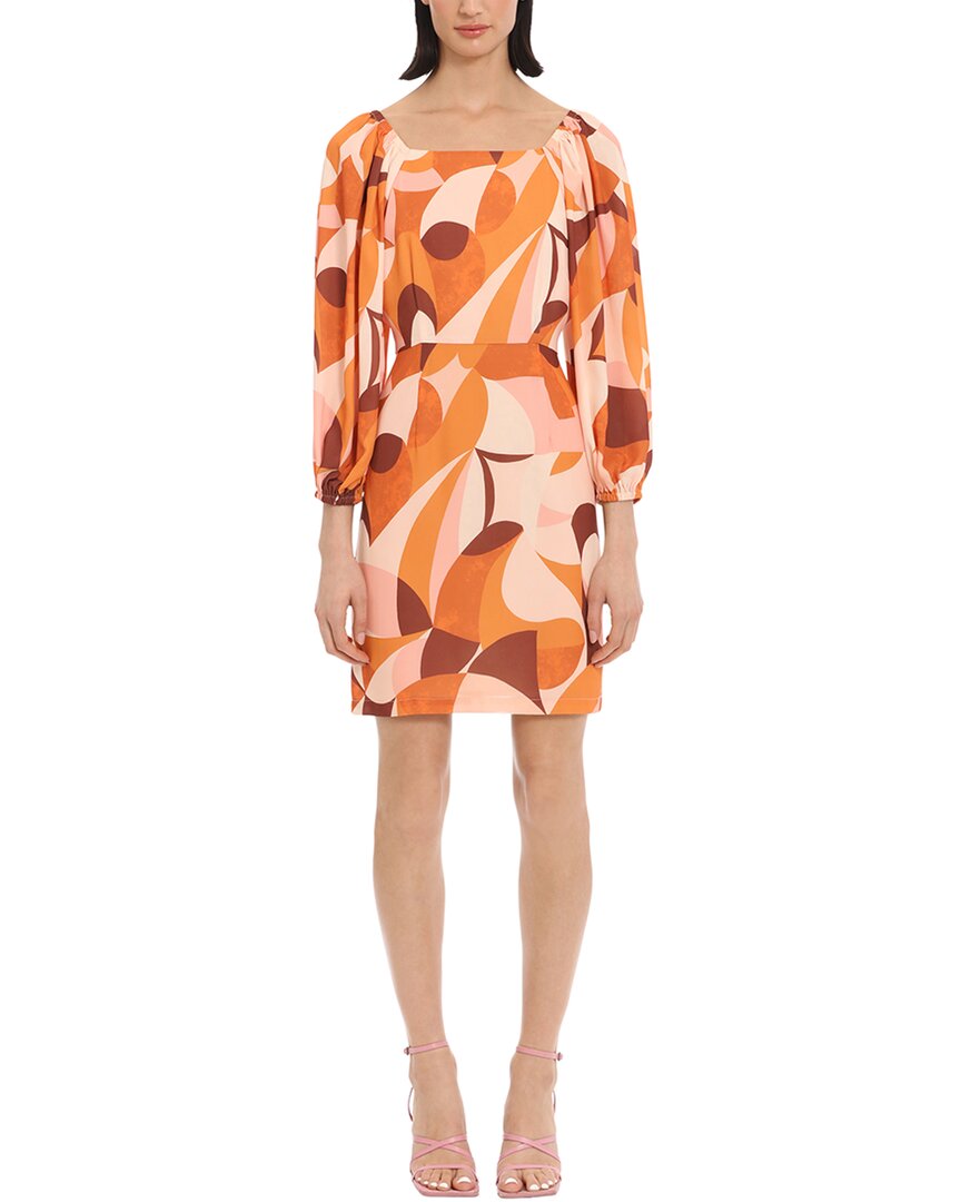 Donna Morgan womens Mini Dress, 0, Women's, Orange