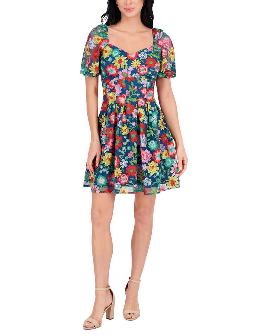 kensie dresses Embroidered Mesh Mini Dress – Bluefly Size:size 8 with train Available in Espresso I think the second cocktail waitress skirt