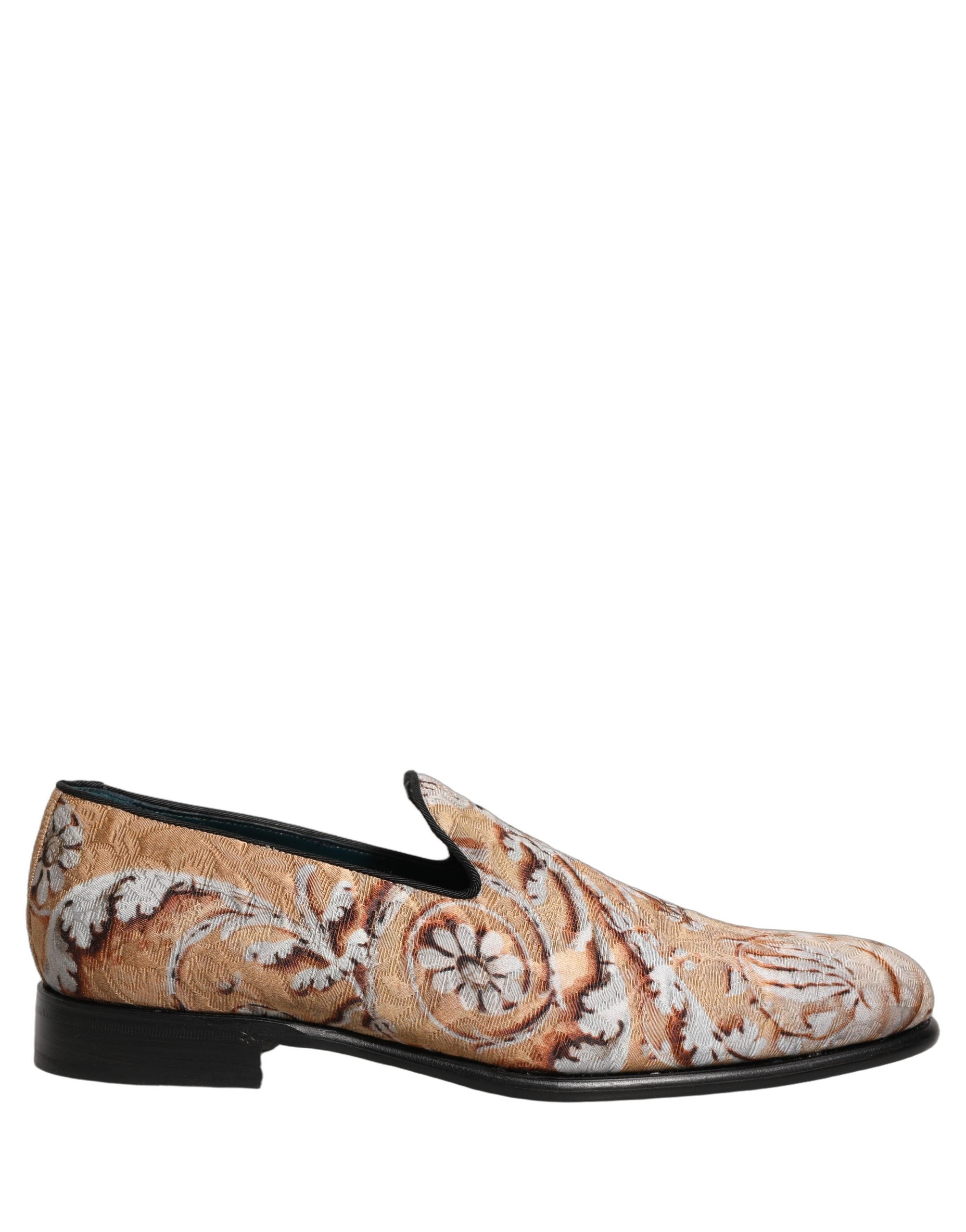 Dolce & Gabbana Beige Brocade Men Slip On Dress Loafers Men's Shoes Bluefly Dolce & Gabbana Beige Brocade Men Slip On Dress Loafers Men's Shoes Bluefly