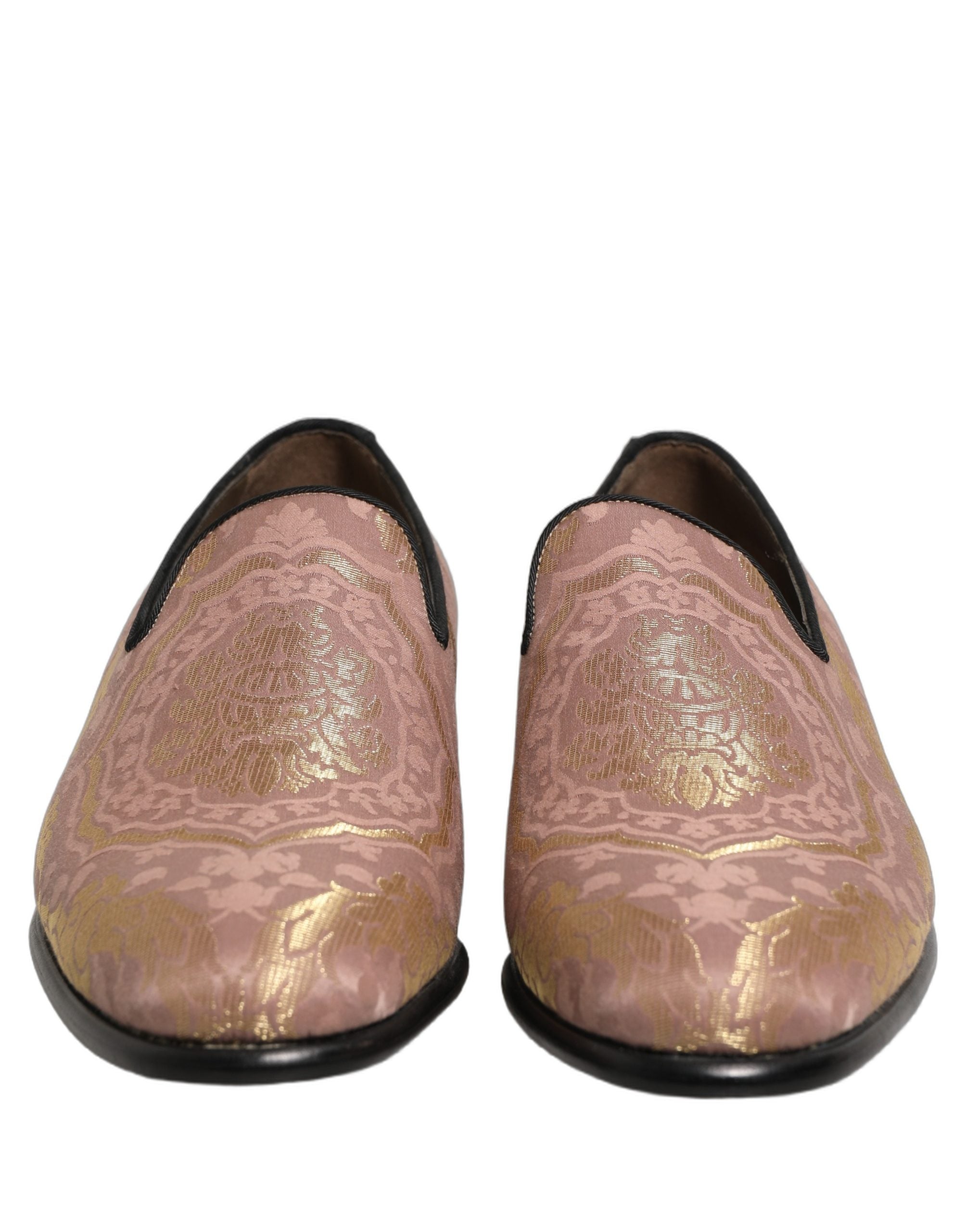 Dolce & Gabbana Shoes Dress Loafers Brown Leather Slip Shoes Dolce & Gabbana Burgundy Leather Slip-On Loafers | Sendegaro FR main image 3