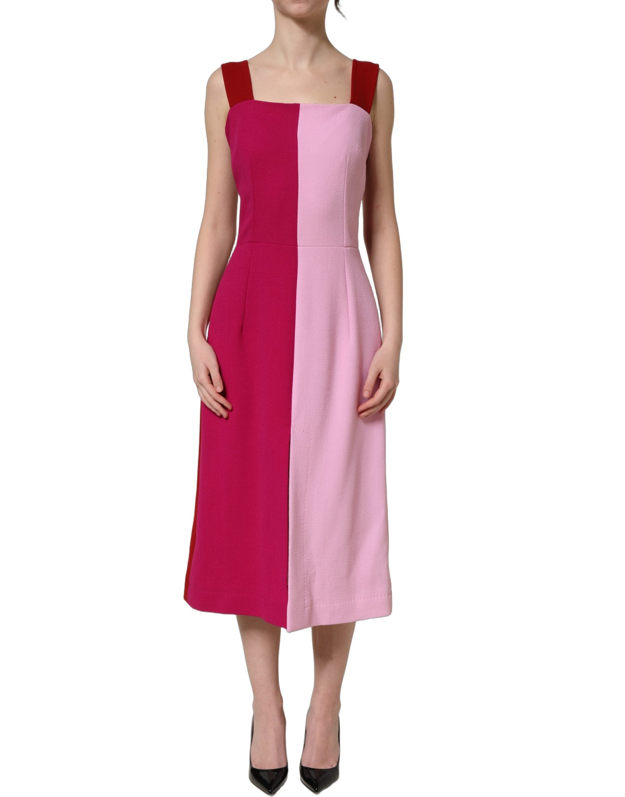 pink two tone dress Silk Blend Pink Two Tone Dress