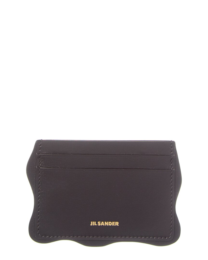 【JIL SANDER】LOGO LEATHER CARD HOLDER Jil Sander Logo Leather Card Holder – Bluefly