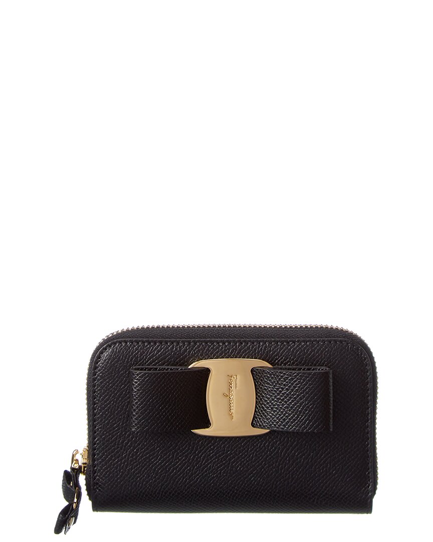 【SALVATORE FERRAGAMO】VARA CARD WALLET Ferragamo Vara Bow Leather Card Holder – Bluefly