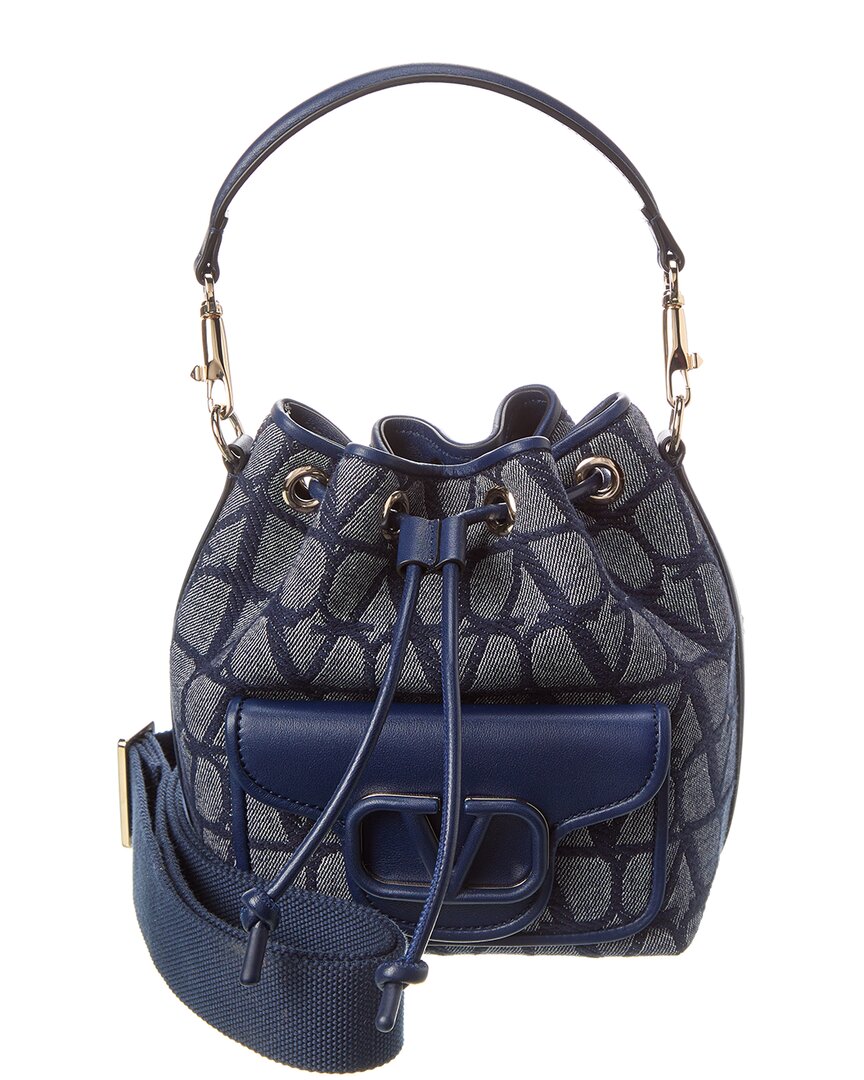 【VALENTINO】TOILE ICONOGRAPHE BUCKET BAG VALENTINO GARAVANI Toile Iconographe Nappa Le Cinquième