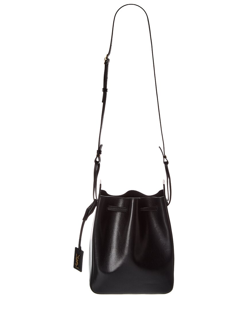 Saint Laurent Small Leather Bucket Bag – Bluefly