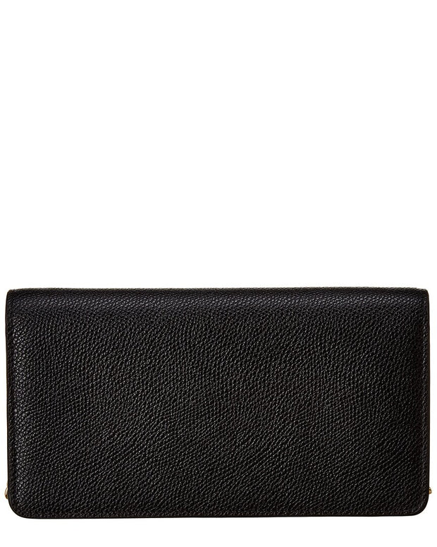 Valentino Vsling Small Leather Wallet On Chain
