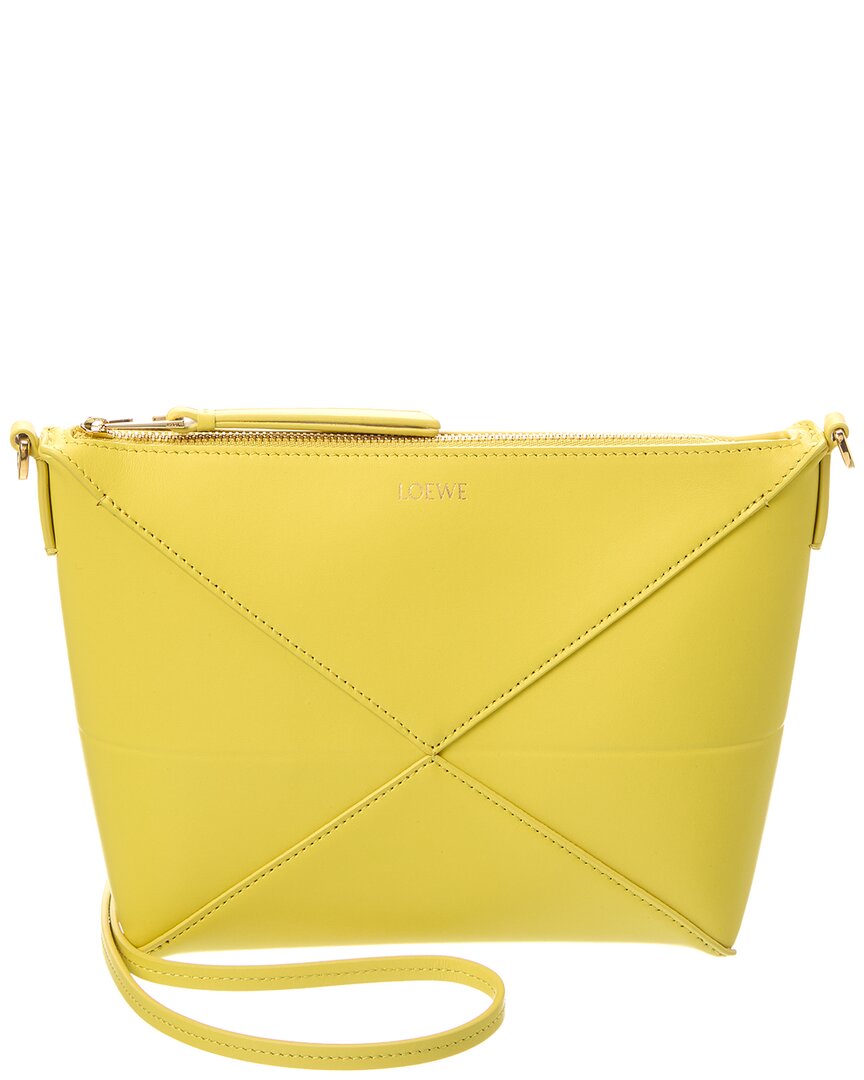 Loewe Puzzle Fold Leather Pouch – Bluefly