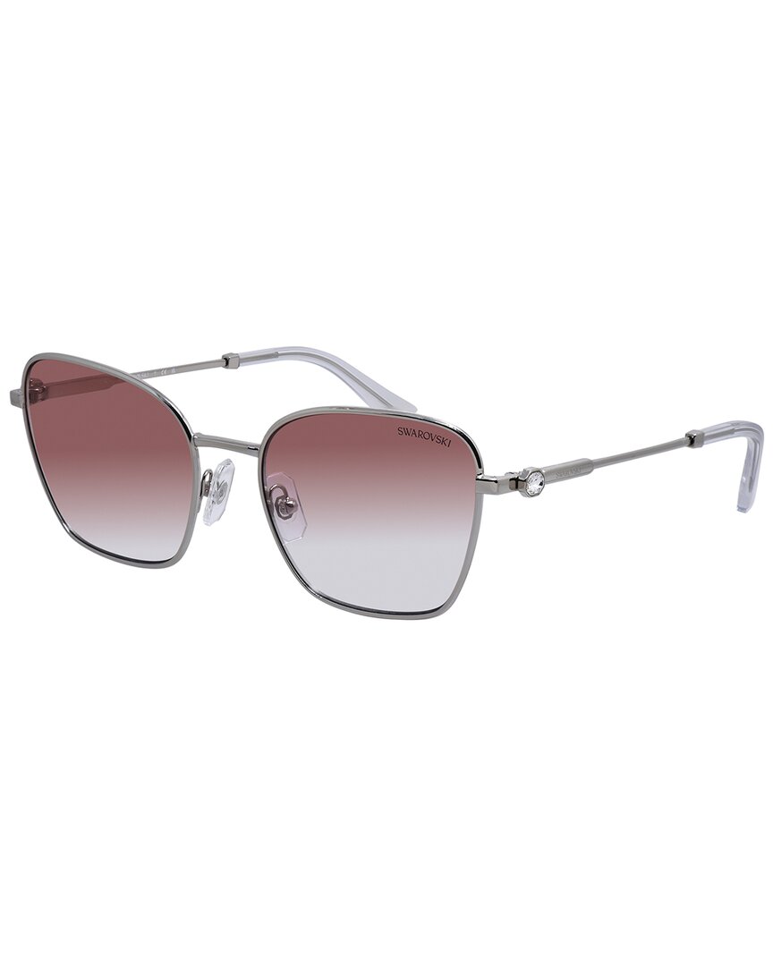 Swarovski Women\'s Sk7029 55Mm Sunglasses, Silver Swarovski Women main image 3