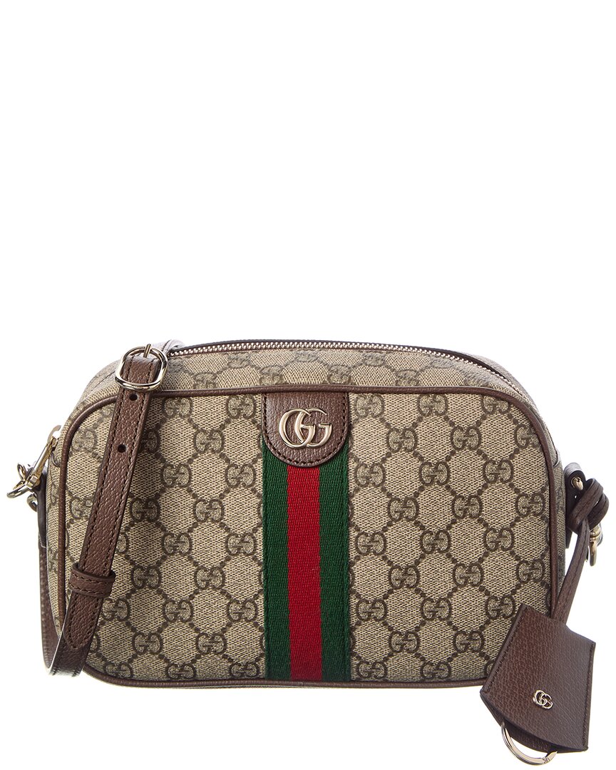 Gucci Ophidia Small Gg Supreme Canvas & Leather Camera Bag – Bluefly