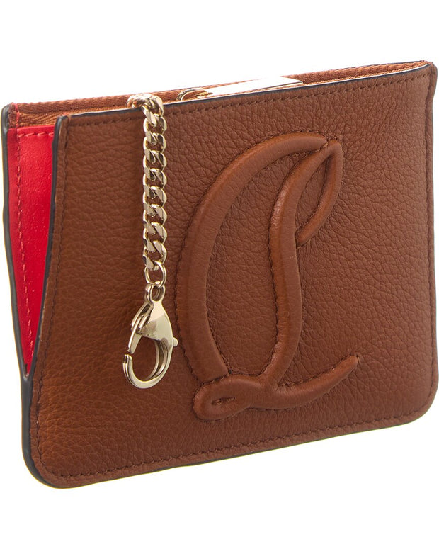 Christian Louboutin By My Side Leather Card Case