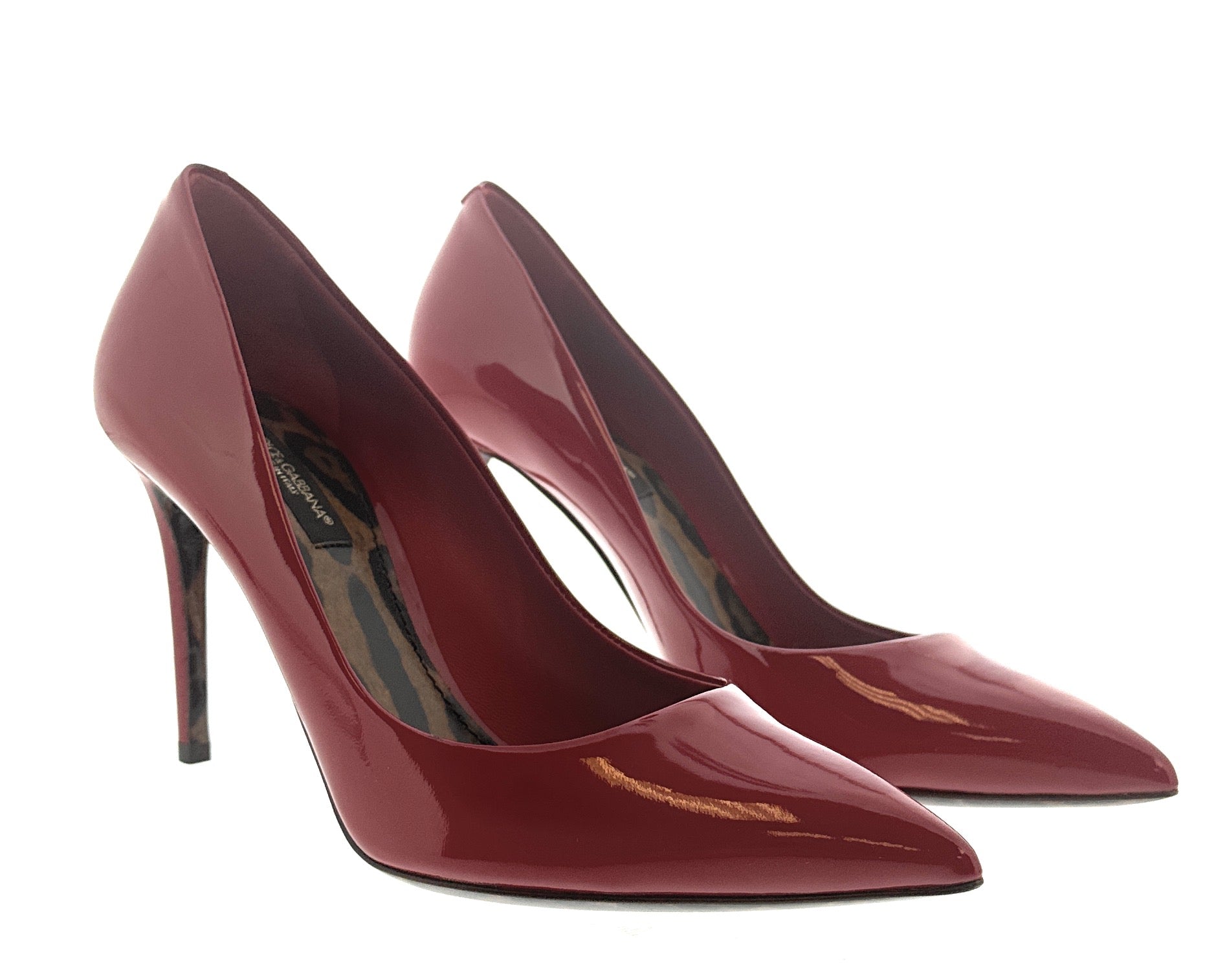 Dolce & Gabbana Red Patent Leather Classic Pumps-EU36.5 – Bluefly