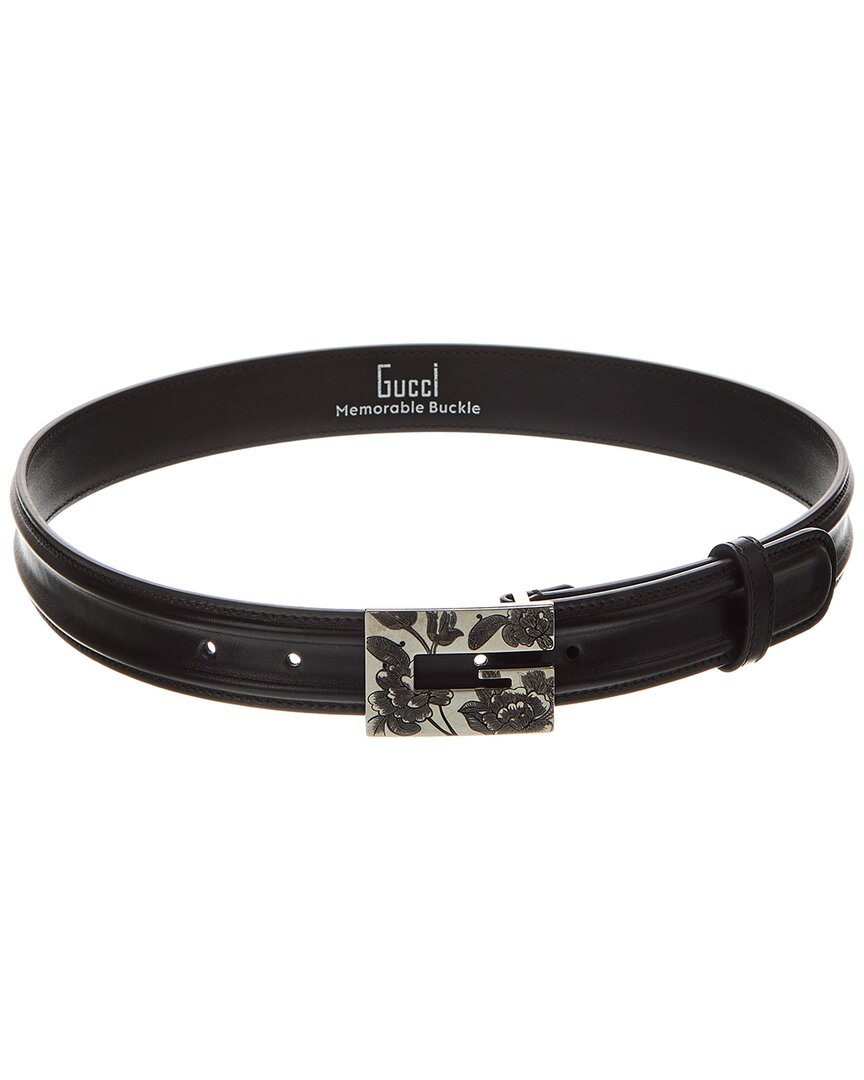 Gucci Memorable Buckle Leather Belt – Bluefly