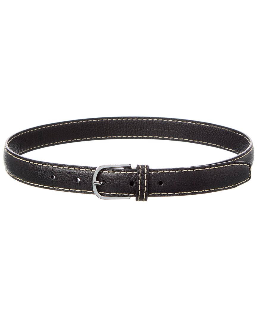 Toteme Stitch Detail Leather Belt – Bluefly display picture 1