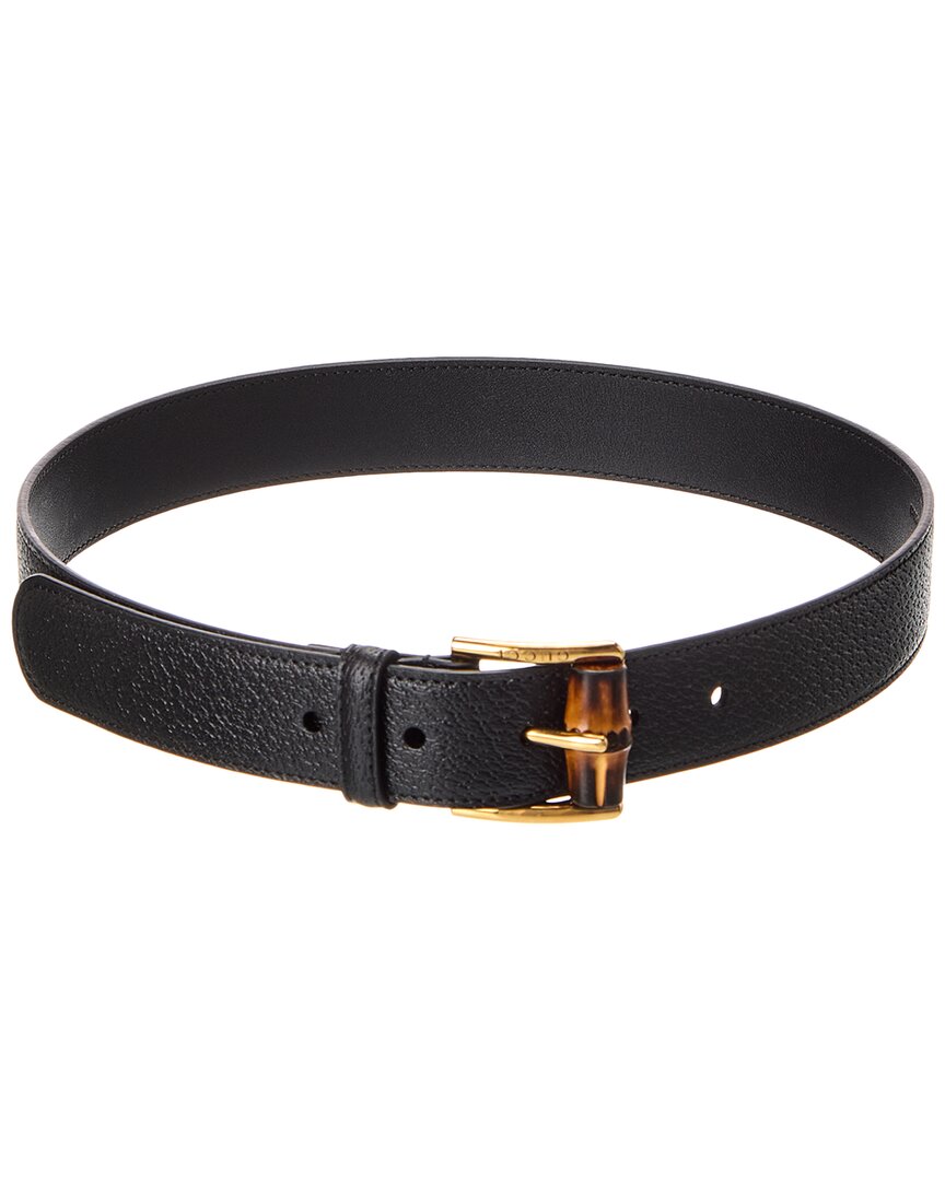 Gucci Gg Logo Leather Belt – Bluefly