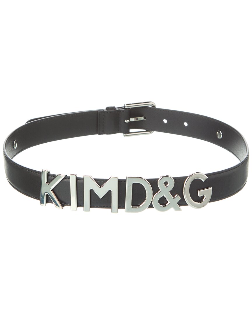 【関税込み】dolce & gabbana 'Kim D&G' belt Dolce & Gabbana KIM DOLCE&GABBANA DG-logo leopard-print Belt