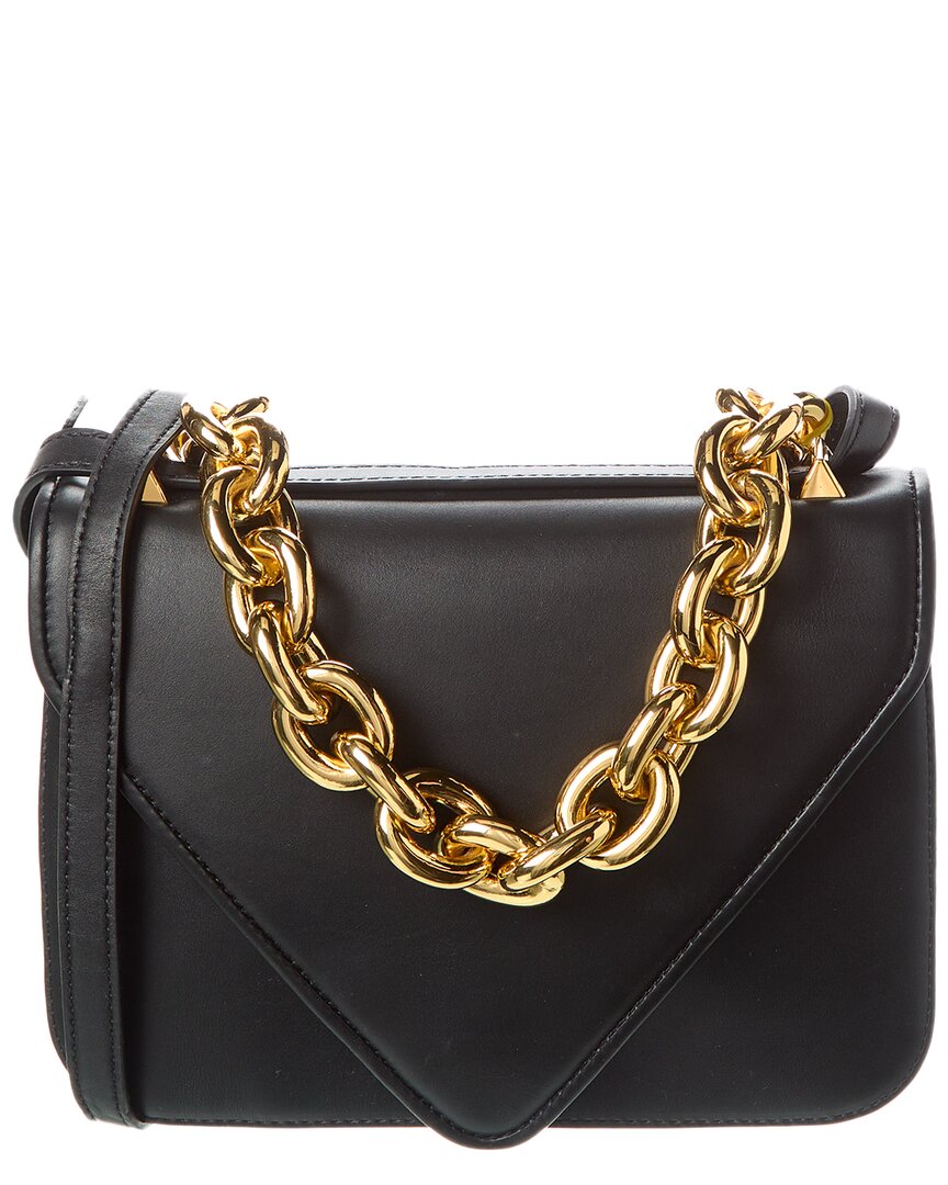 Bottega Veneta Mount Leather Shoulder Bag (Authentic Pre-Owned